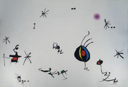 Гравюра Miró - Barcelona Suite n°10