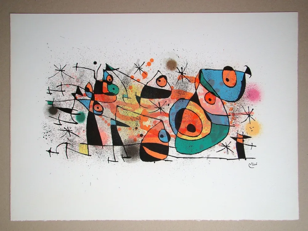 Литография Miró - Céramiques