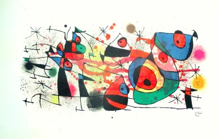 Литография Miró - Ceramiques
