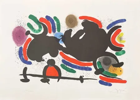 Литография Miró - Composition