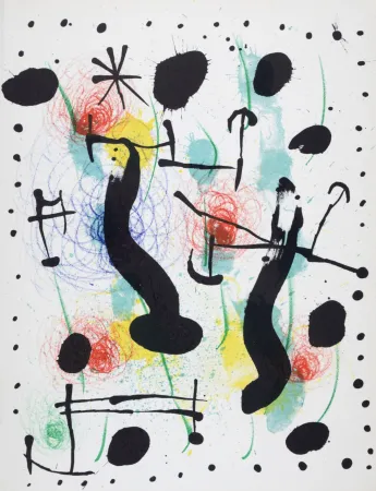 Литография Miró - Composition, 1966