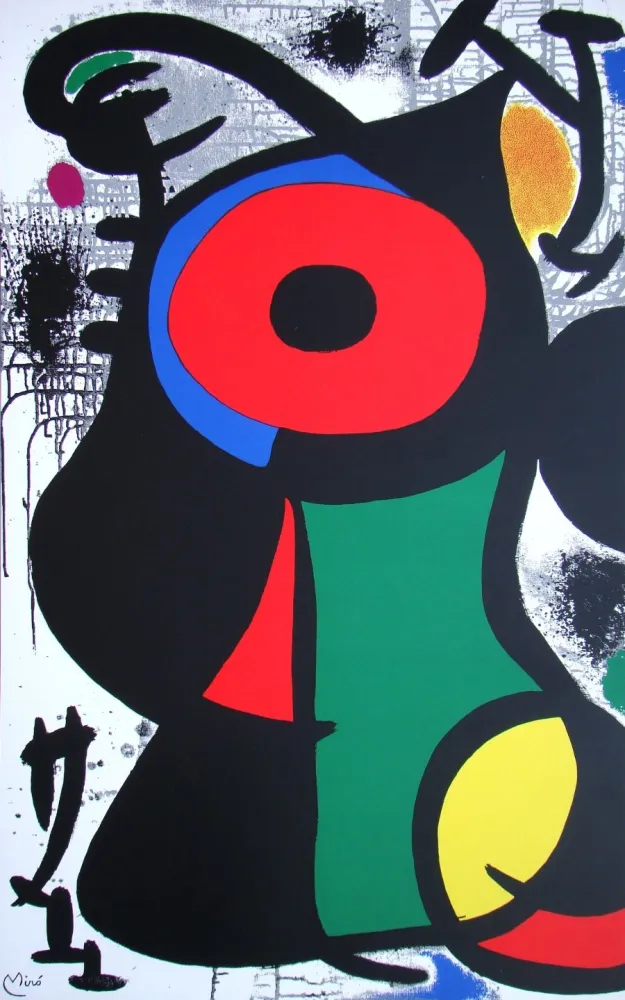 Сериграфия Miró - Composition abstrait