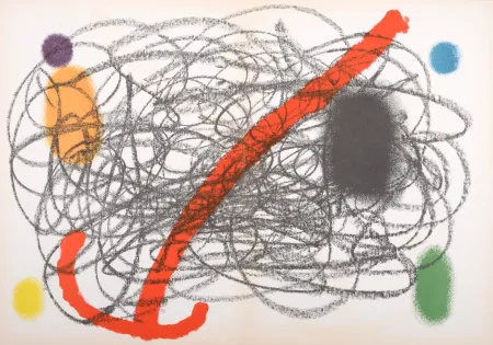 Литография Miró - Composition (B), 1961