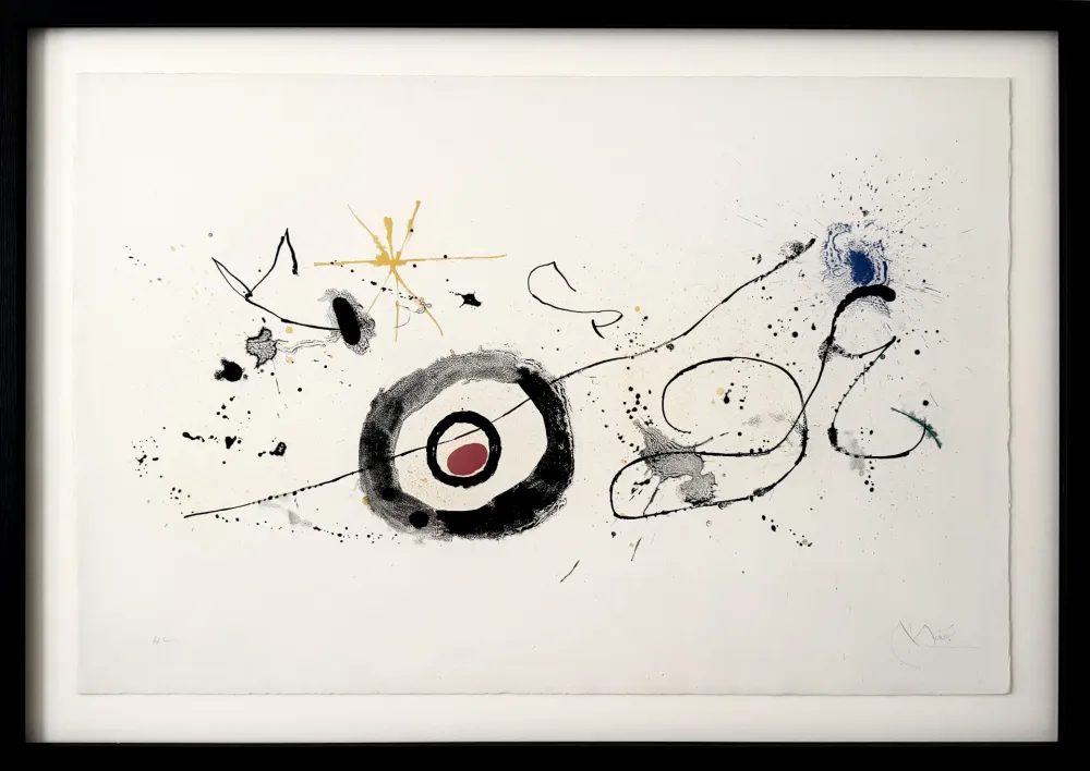 Литография Miró - Crossing the Mirror