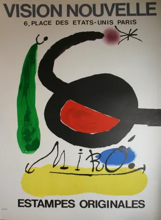 Литография Miró - ' Estampes Originales ' - Galerie Vision Nouvelle