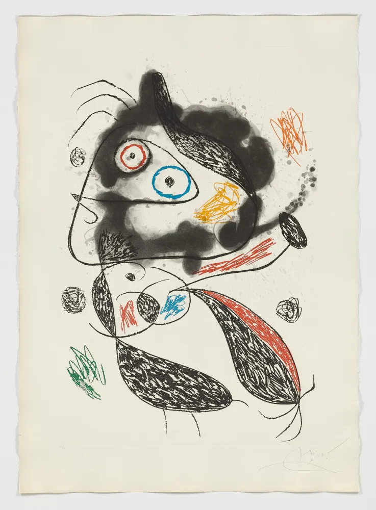 Офорт Miró - Femme