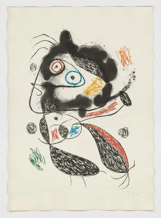 Офорт Miró - Femme