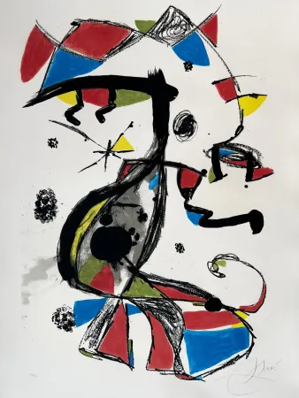 Литография Miró - Festa Major 