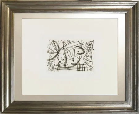 Акватинта Miró - Fissures