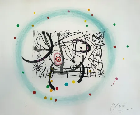 Акватинта Miró - Fissures