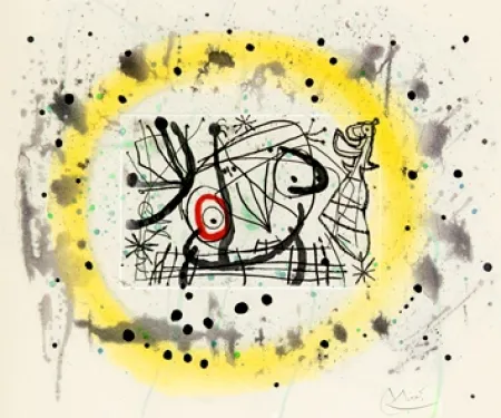 Гравюра Miró - Fissures