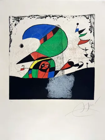 Офорт Miró - Gaudi IV 