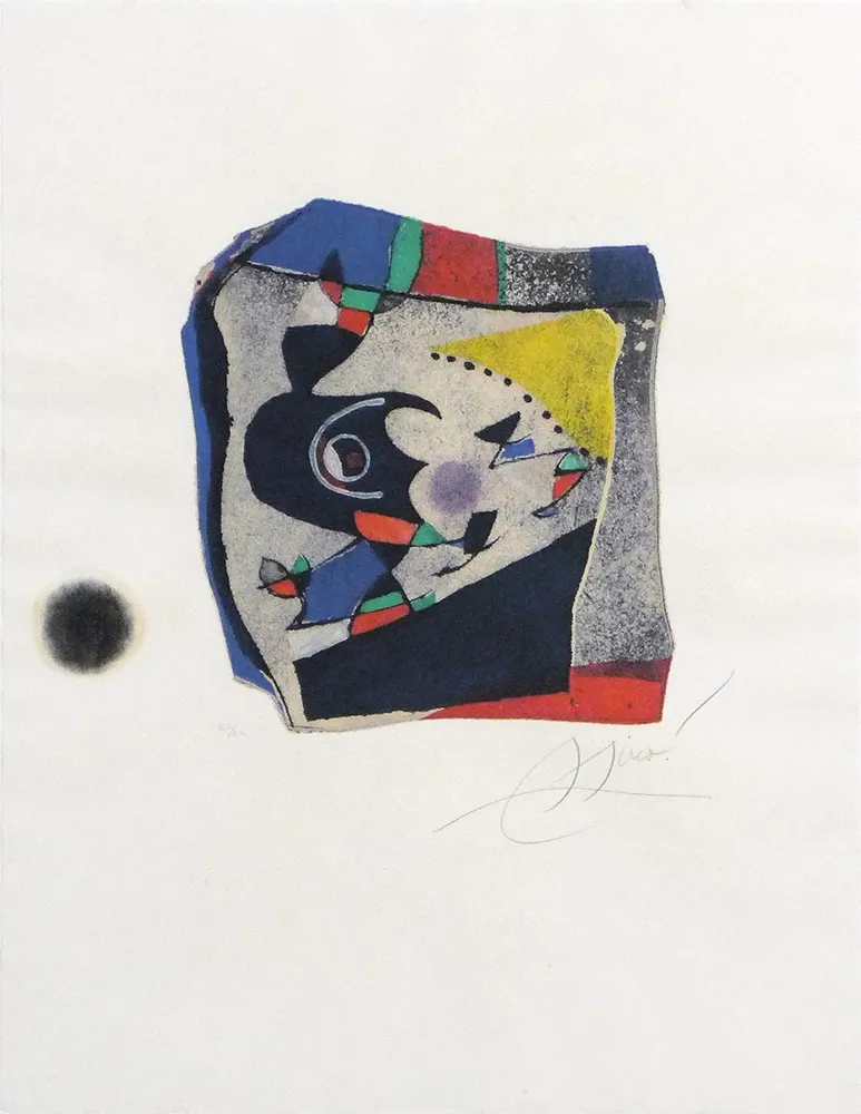 Гравюра Miró - Gaudí IX