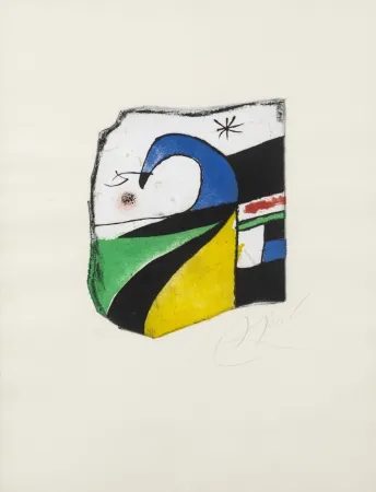 Гравюра Miró - Gaudí X