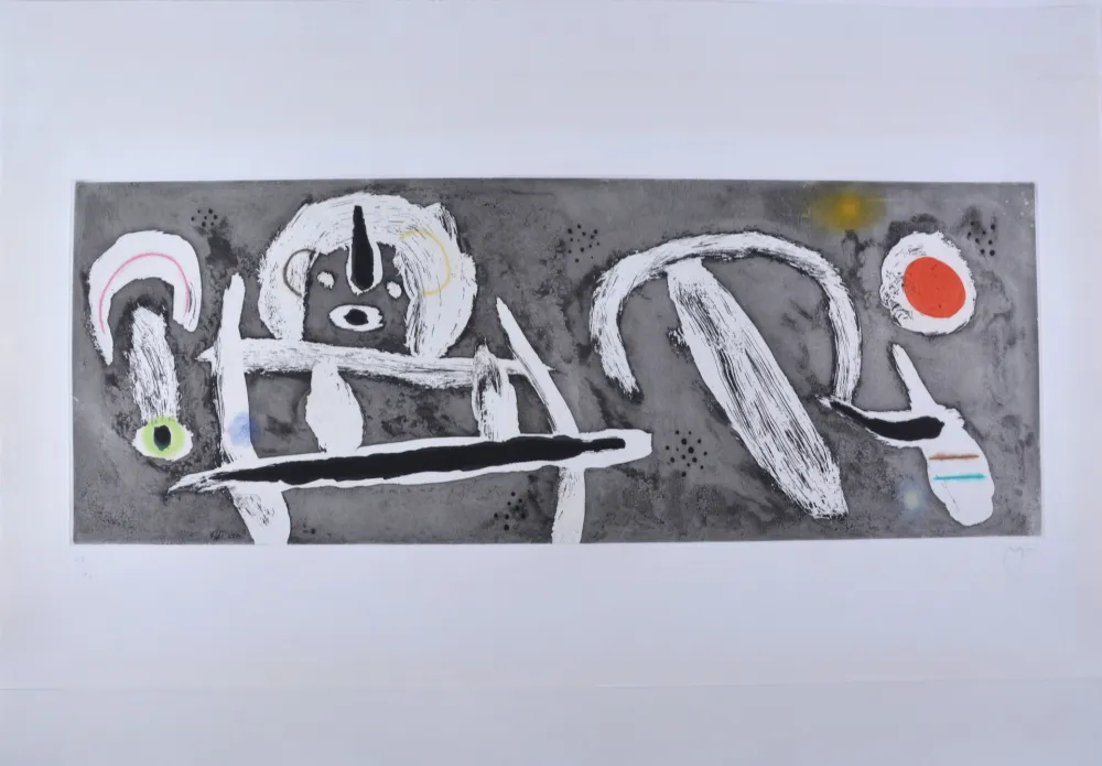 Офорт И Аквитанта Miró - Grand Vent 