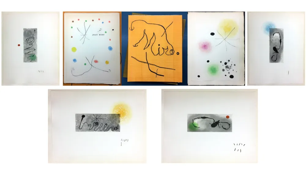 Иллюстрированная Книга Miró - HÉRACLITE D'ÉPHÈSE. Avec 12 gravures originale de Joan Miró (1965)