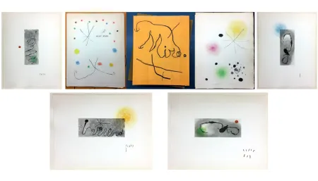 Иллюстрированная Книга Miró - HÉRACLITE D'ÉPHÈSE. Avec 12 gravures originale de Joan Miró (1965)