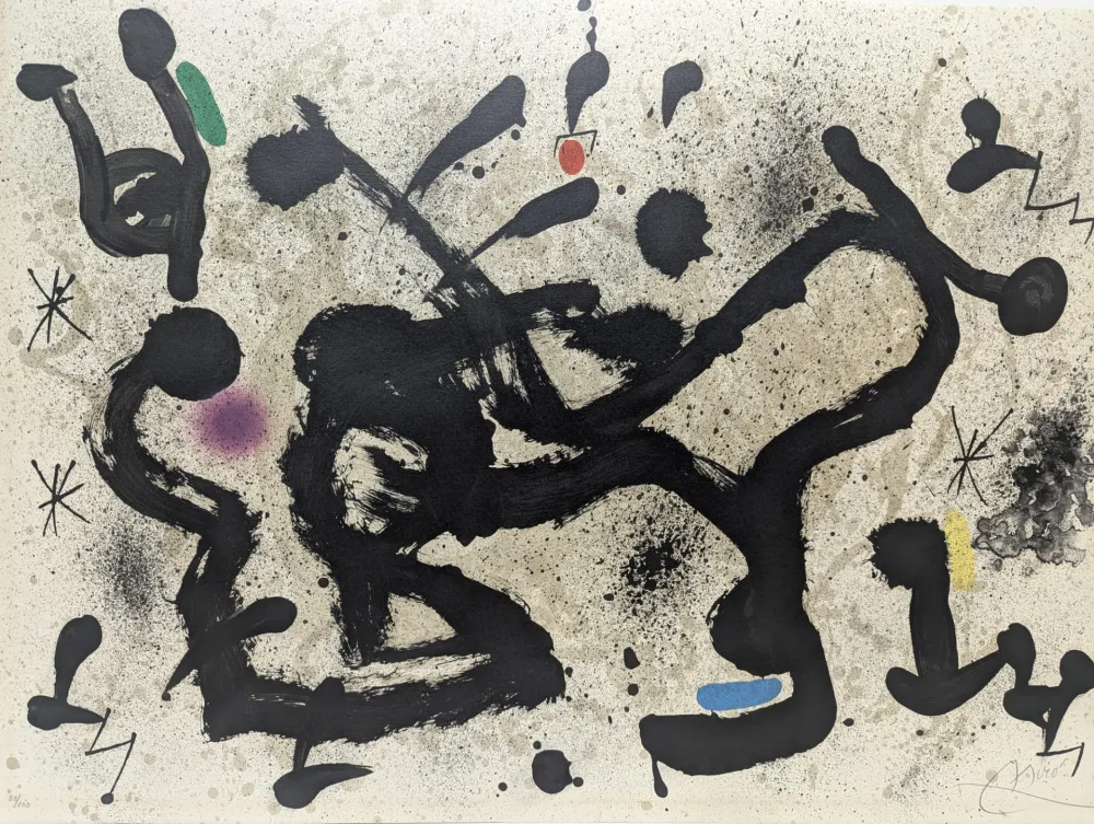 Литография Miró - Homenatge a Joan Prats 