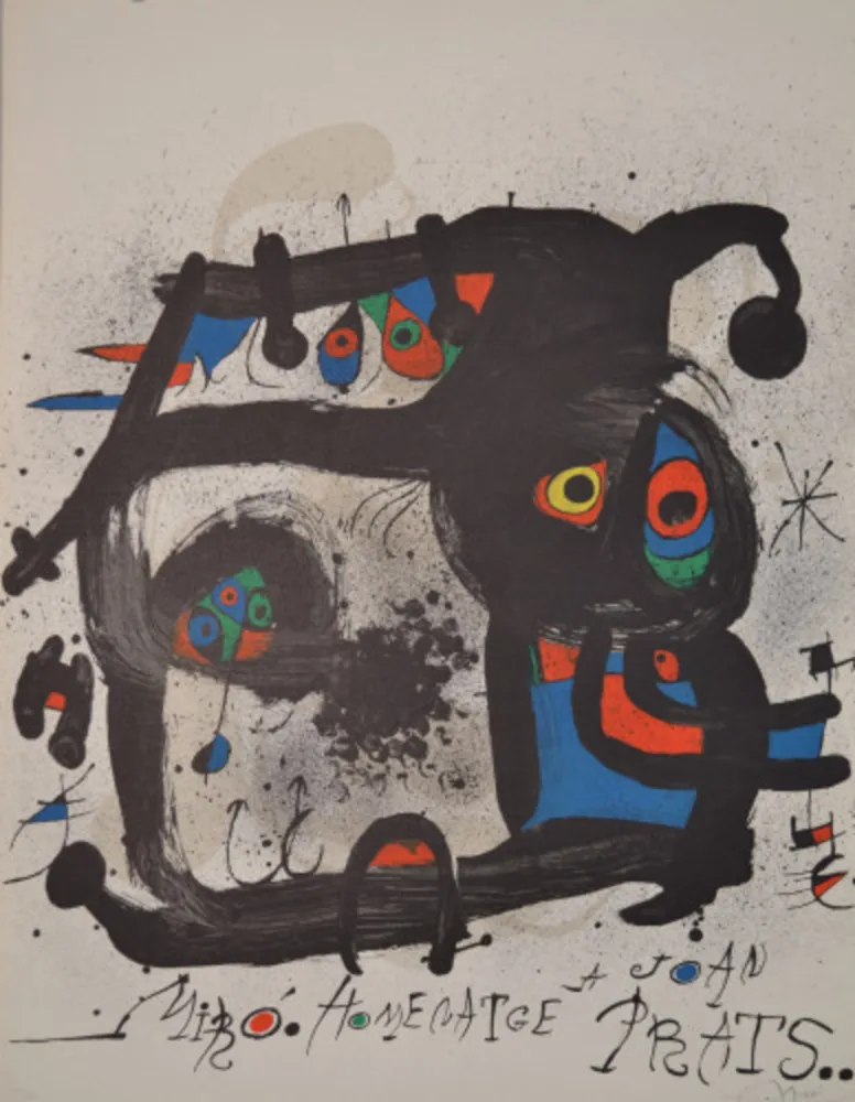 Литография Miró - Homentage A Joan Prats - M852