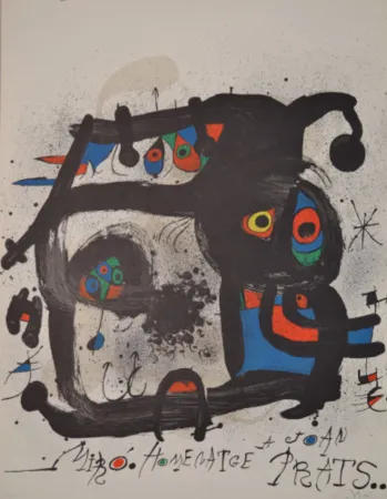 Литография Miró - Homentage A Joan Prats - M852