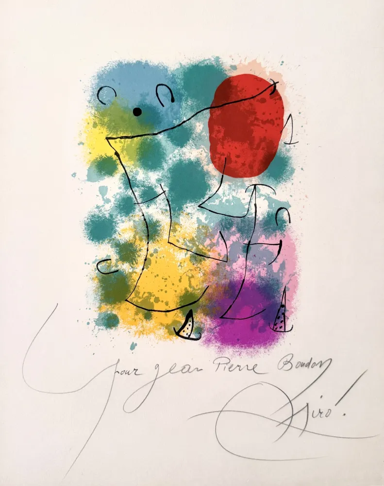Литография Miró - Hommage a Rimbaud