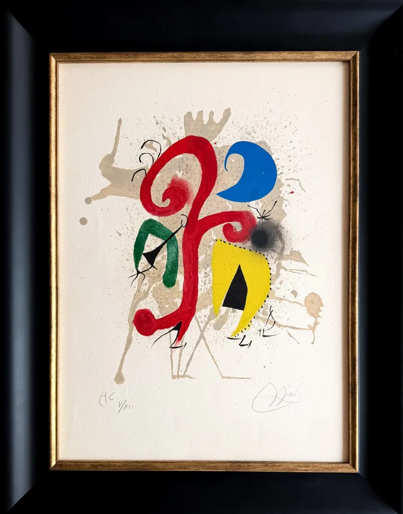 Литография Miró - JARDIN AU CLAIR DE LUNE