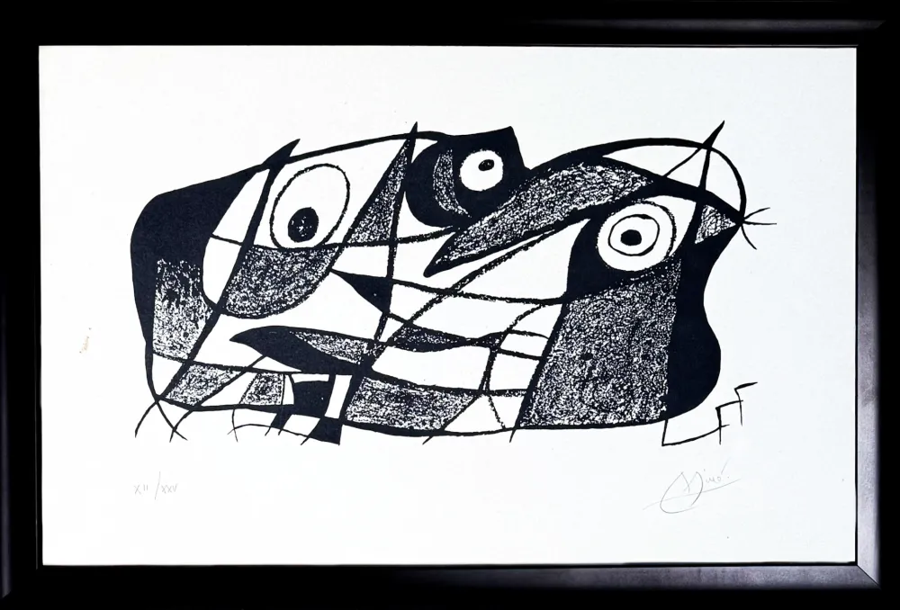 Литография Miró - Joan Miró (1893–1983) - FOTOSCOP - Lithograph on Guarro paper - 1974