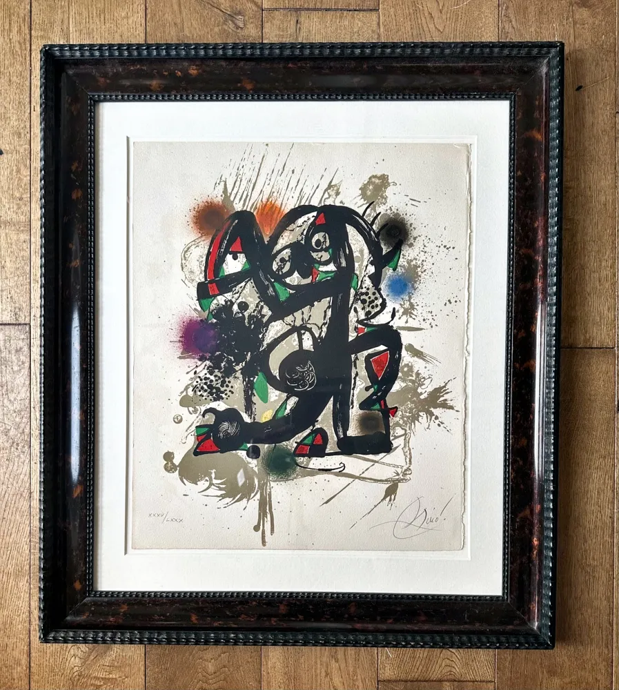 Литография Miró - Joan Miro Lithographs III / Maeght 1118 