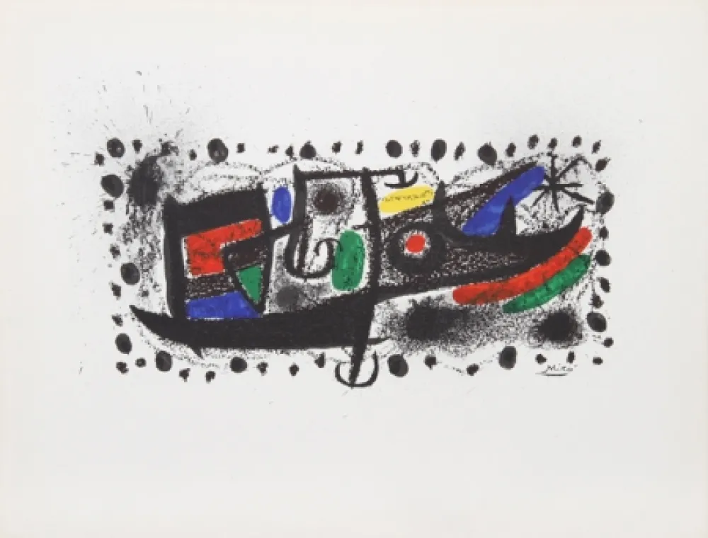 Литография Miró - Joan Miro und Katalonien