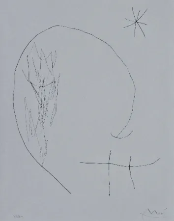 Гравюра Сухой Иглой Miró - Journal d'un graveur 2