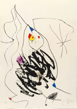 Офорт И Аквитанта Miró - Journal d'un graveur I 