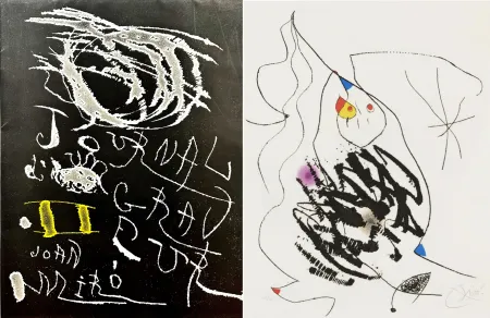 Офорт И Аквитанта Miró - Journal d'un Graveur (INCLUDE THE ORIGINAL FOULDER)