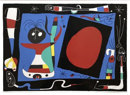 Литография Miró - La Femme Au Miroir