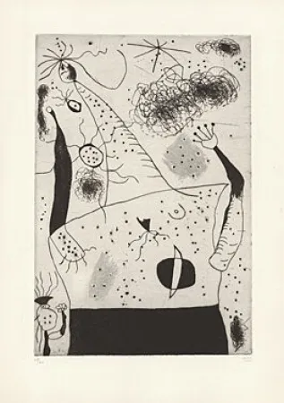 Гравюра Сухой Иглой Miró - 