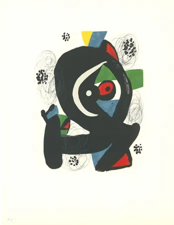 Литография Miró - La mélodie acide - 2