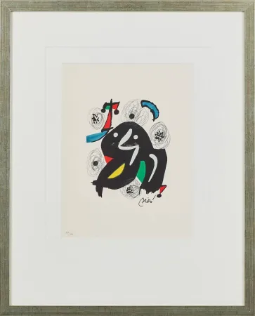 Литография Miró - La Mélodie Acide, Planche IV