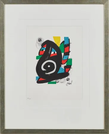 Литография Miró - La Mélodie Acide, Planche XIV
