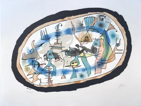 Литография Miró - La Naissance du Jour 