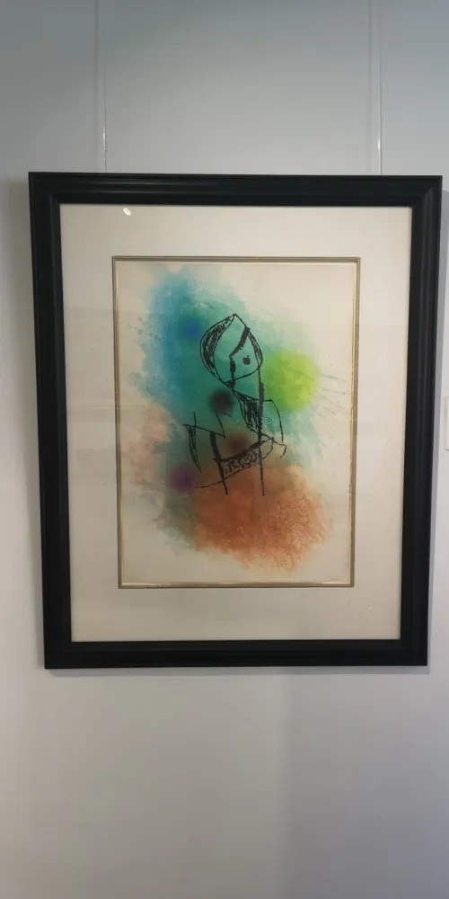 Офорт И Аквитанта Miró -  La Rainette 