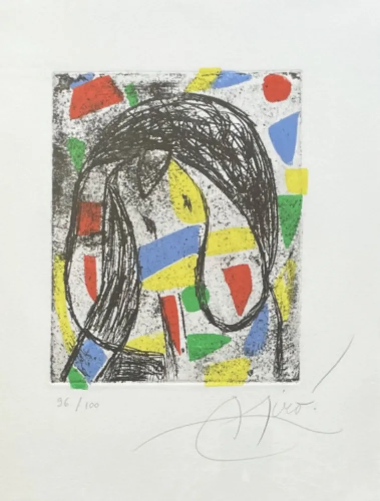 Гравюра Miró - La Revolte des Caracteres