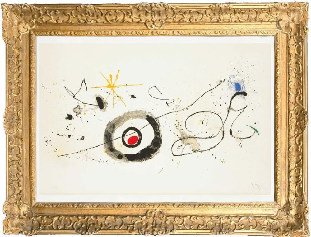 Литография Miró - La traversée du miroir