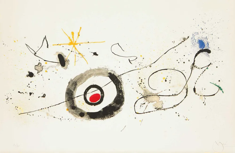 Литография Miró - La traversée du miroir