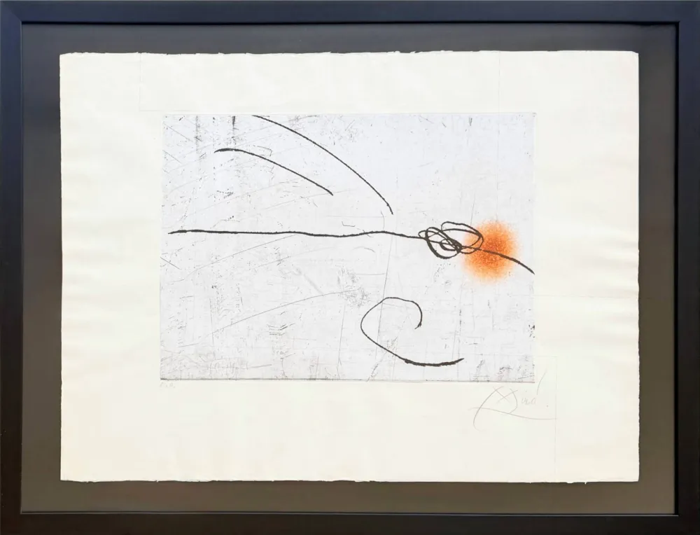 Офорт И Аквитанта Miró - Lapidary