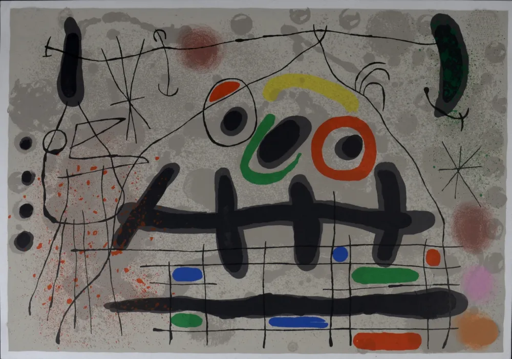 Литография Miró - Le Lézard aux plumes d'or #3, 1971