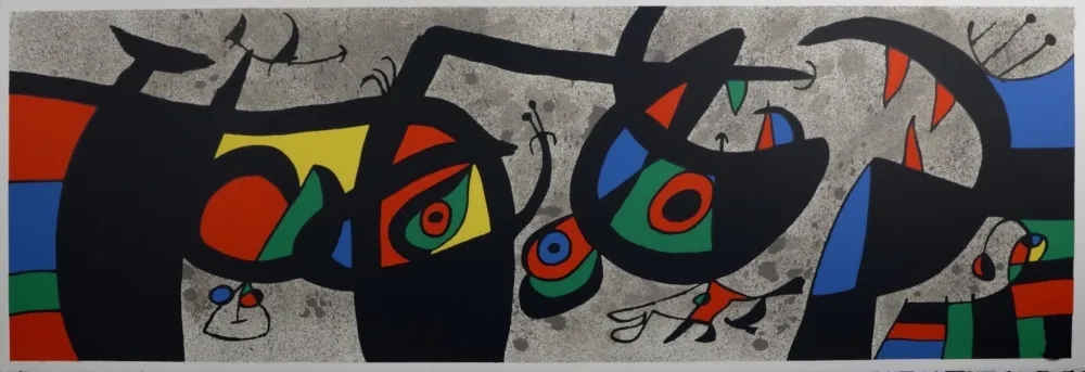 Литография Miró - Le Lézard aux plumes d'or #4, 1971