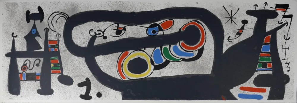 Литография Miró - Le Lézard aux plumes d'or #5, 1971