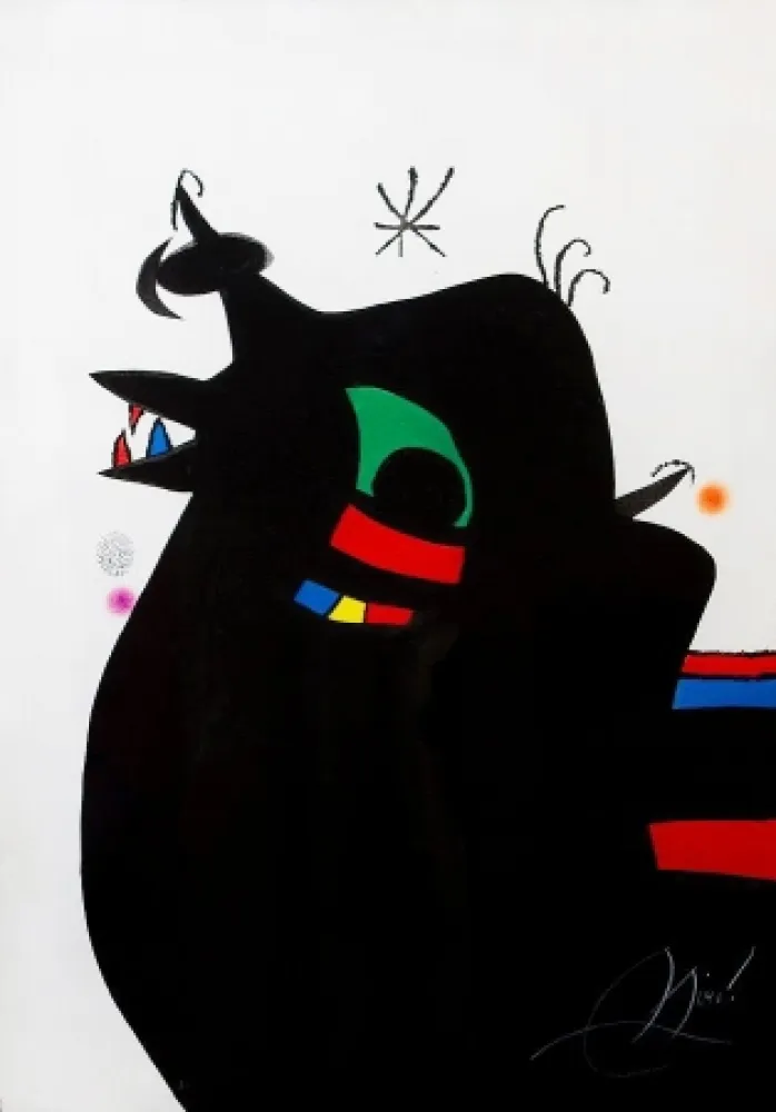 Офорт И Аквитанта Miró - Le Marechal des Logis (The Sergeant)
