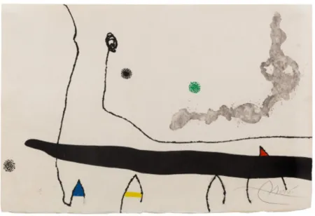 Офорт И Аквитанта Miró - Le Marteau sans maître: one plate