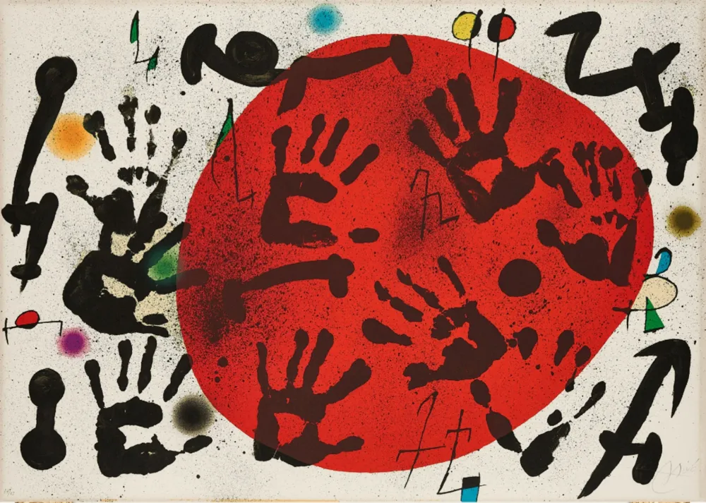 Литография Miró - Les Agulles del Pastor.