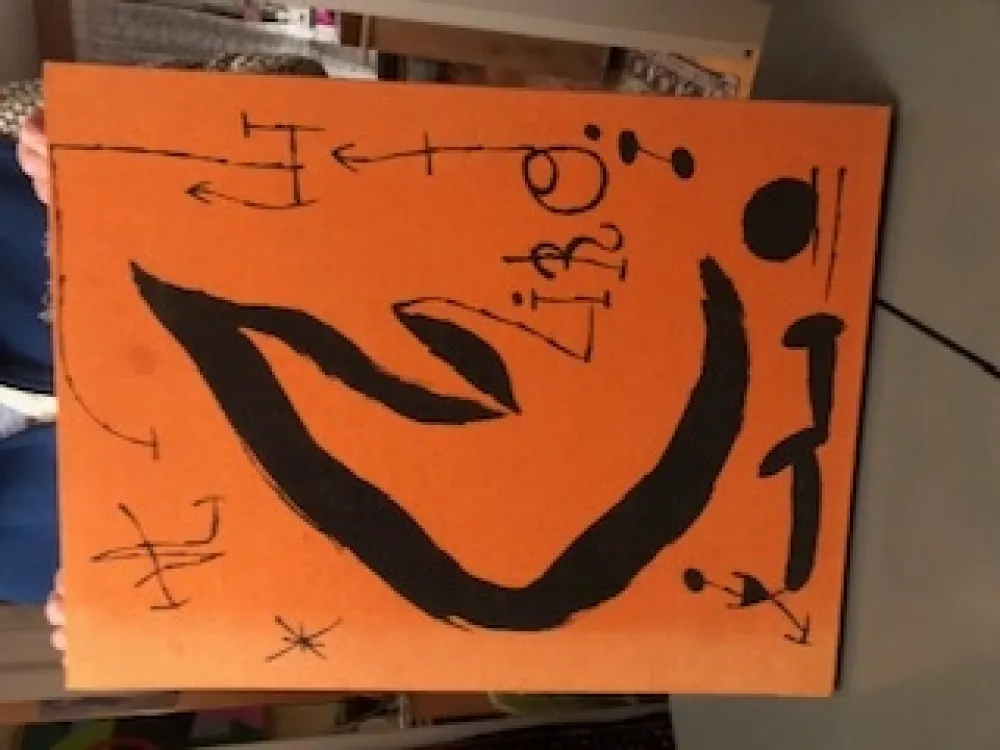 Литография Miró - Les essencies de la terra